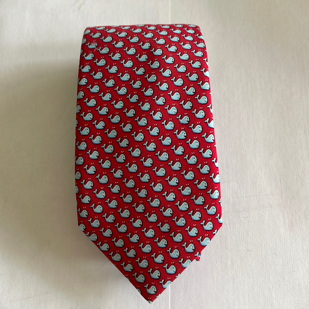 Vineyard Vines Silk Whale Tie